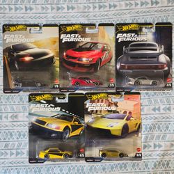 Premium Hotwheels Fast & Furious Set