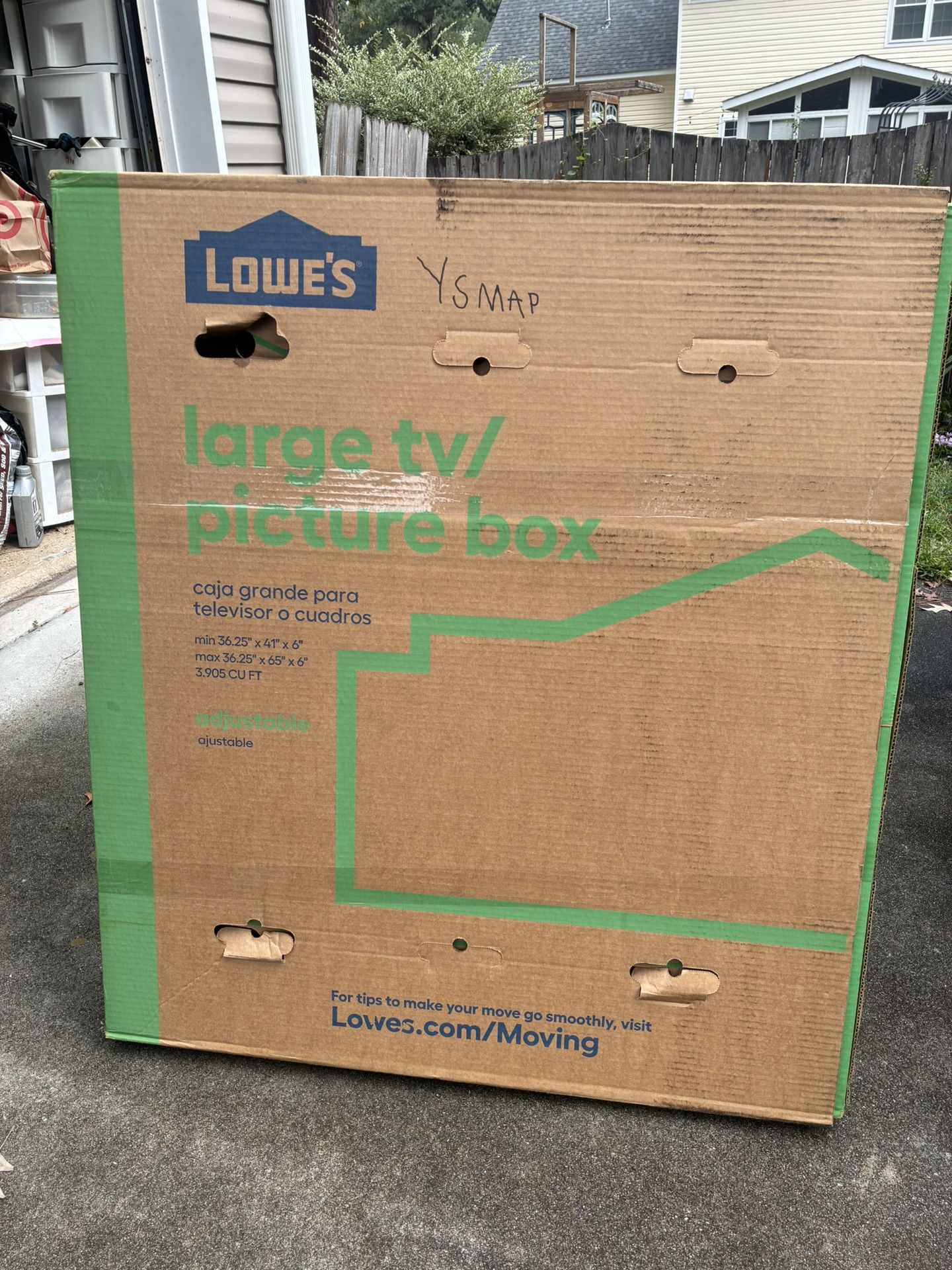 Large TV picture box