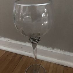 Tall Blingy Candle Holder Or Wine Glass!!!
