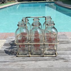 VINTAGE DAIRY KING MILK FARMS 1 QT 1950’s LOS ANGELES