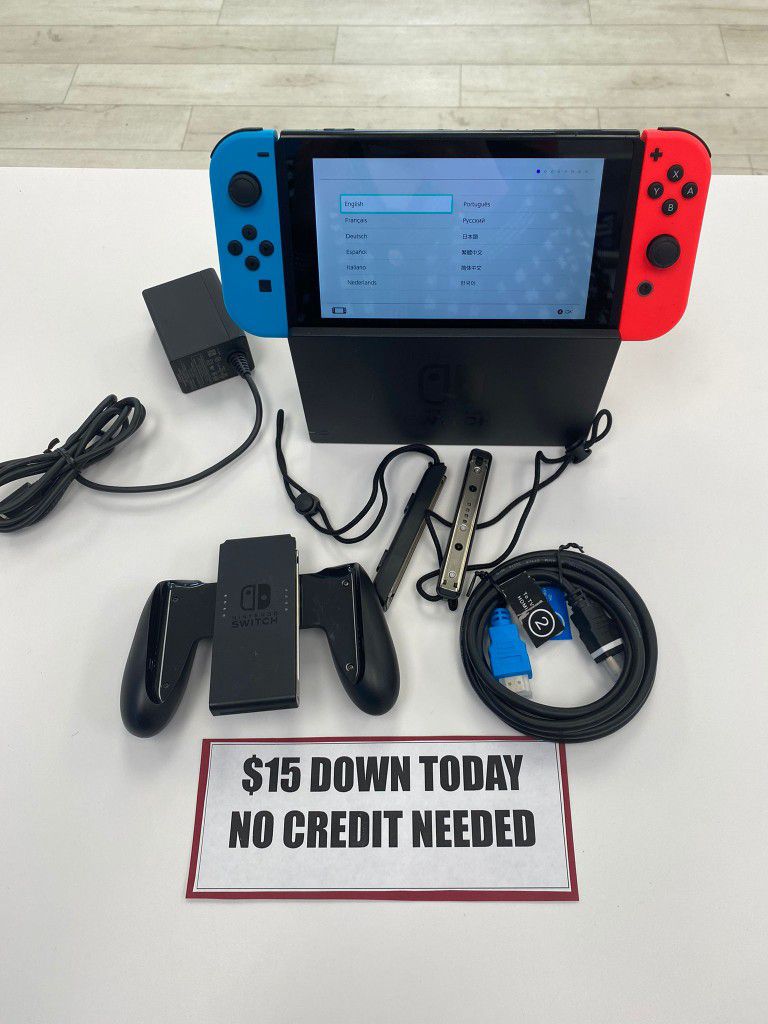 Nintendo Switch V2-$15 To Take It Home Today 