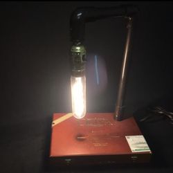 Oliva V Cigar Box Desk Lamp $75