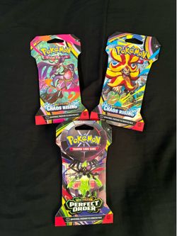 Pokemon 3 pack lot
