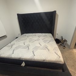 King Size Bedfram With 6ft Tall Head Board 