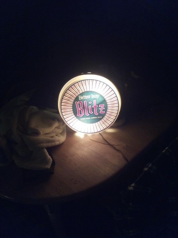 1955 Blitz Weinhard Motion Beer Sign