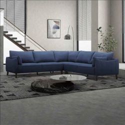 Navy Sectional(Negotiable price)