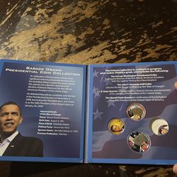 Barack Obama Presidential Coin Collection Set w/ Certificate of Authenticity