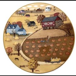 ROYAL DOULTON Pumpkin Patch Plate