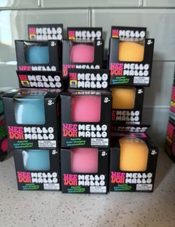 NeeDoh Mello Mallo Glitter Cube Nice Cream Drip Glow 