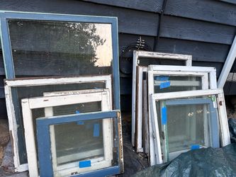 Old farmhouse windows