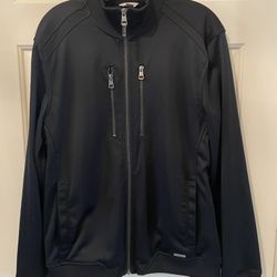 Calvin Klein Full Zip Mens jacket - full zip- size medium- Chest Zippers