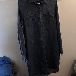 Banana Republic Denim  Dress Size 10