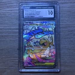 Pokemon mega dragonite ex cgc mint 10
