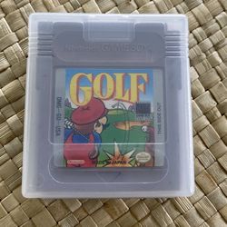 Vintage Nintendo Game boy Golf Game With Case 