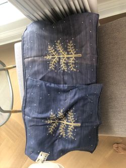 Embroidered Pillow Covers - brand new by FabIndia