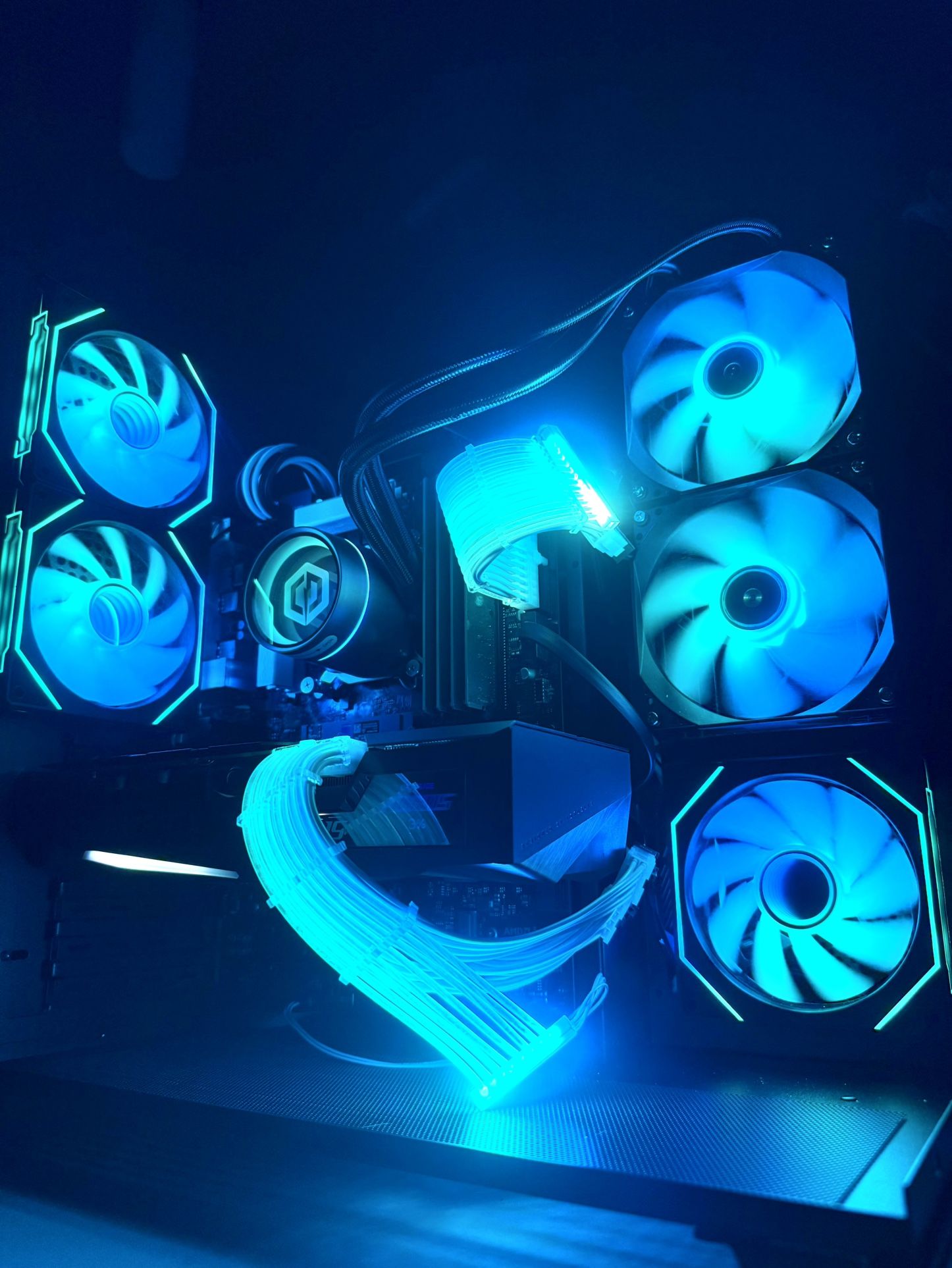 Liquid water Cooling Gaming pc i9 12900kf 64gb ram rtx 3070 1tb ssd