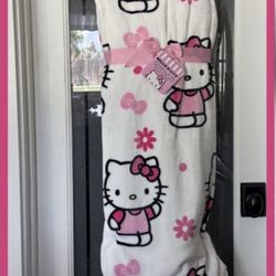 Fleece Hello Kitty Blanket