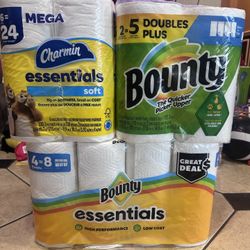 Charmin And Bounty $5 Each 