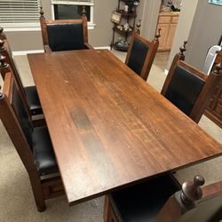 Handmade Dining Table/Chairs/Cabinet