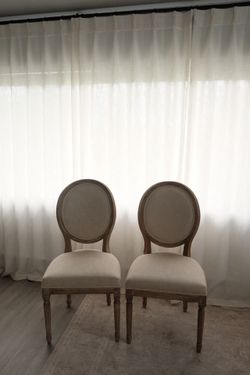 RH dining chairs