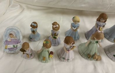 Enesco Growing Up Girls Figurines