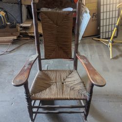 Amish Bentwood Rocking Chair – Solid Wood, Decent Condition