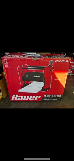 BAUER 15 Amp, 12-1/2 in. Portable Thickness Planer
