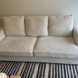 Beige Deep Set Large Sofa