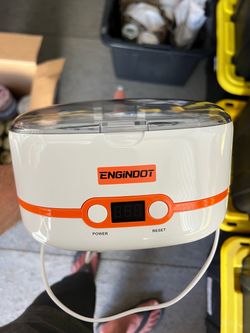 ENGINDOT 600mL Ultrasonic Cleaner 48kHz Digital Jewelry Eyeglass Cleaning Machine