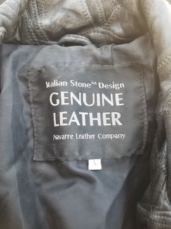 Genuine leather jacket large