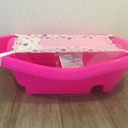 Baby Tub With Sling Pink