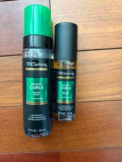 Tresemme hair oil or air dry foam $4/each