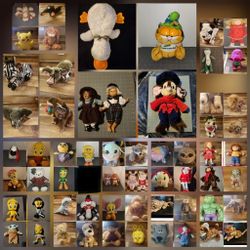 Huge Stuffed Animal Lot (Over 60)