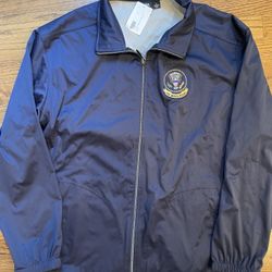 The White House Full Akwa Full Zip Navy Water Proof Jacket Men's Large NWT- RARE. Condition is brand new with tags! This White House navy waterproof j