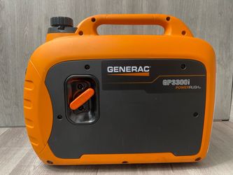 GENERAC 3300 / 2500w Gas Powered Recoil Start Inverter Generator COSense GP3300i (A1D030263)