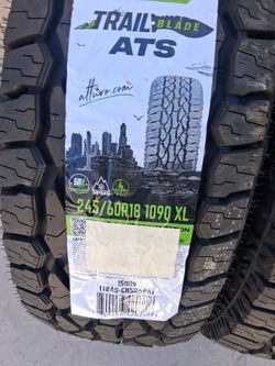 4 new tires 245/60/18..Atturo Trail Blade..ATs