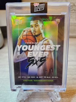 2024 Topps Now Victor Wembanyama Rc VW-2