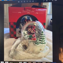 Vintage Disney Musical Snow globe NIB