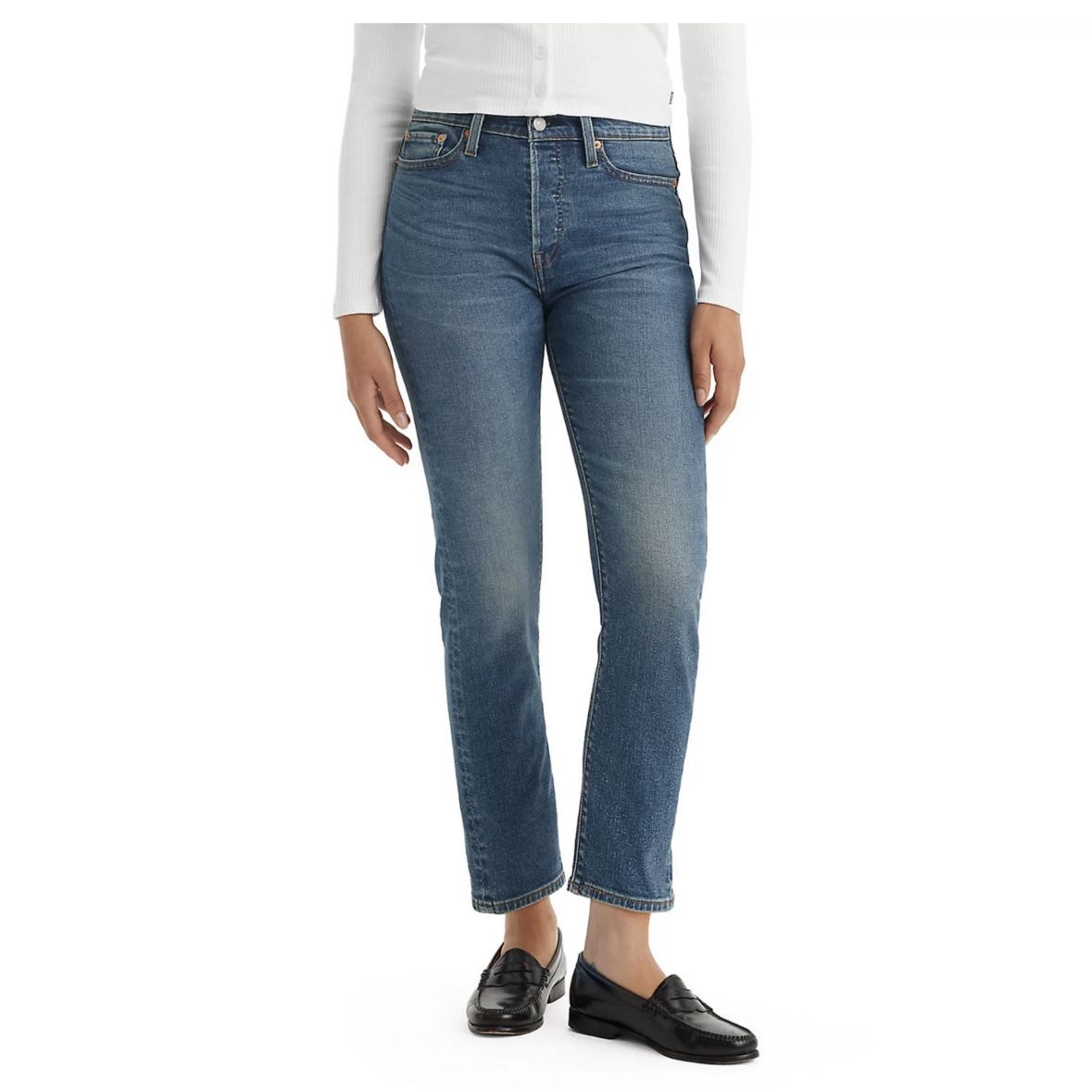 Levi's Women's Wedgie Straight Jeans Maximum Effort Size 32