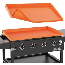 36" Silicone Griddle Mat for Blackstone 36 Inch Grill, Heavy Duty Food Grade Silicone Cover, All-Year Protection Against Dirt & Rust