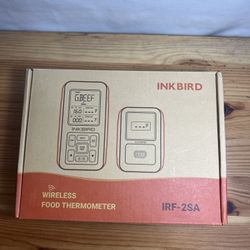 INKBIRD Wireless Meat Thermometer for Grilling, 500FT Dual Probes Smoker Temp Thermometer with Alarm, Timer, Backlight