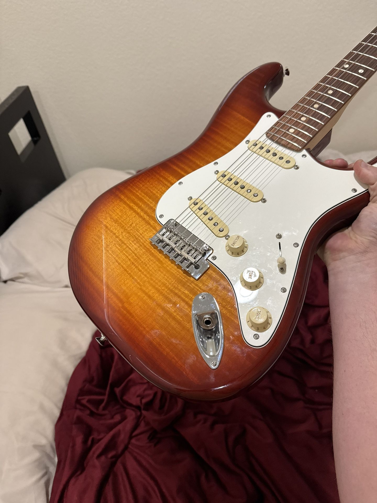 Fender Strat Plus Top With a Custom Shop Loaded Pickguard