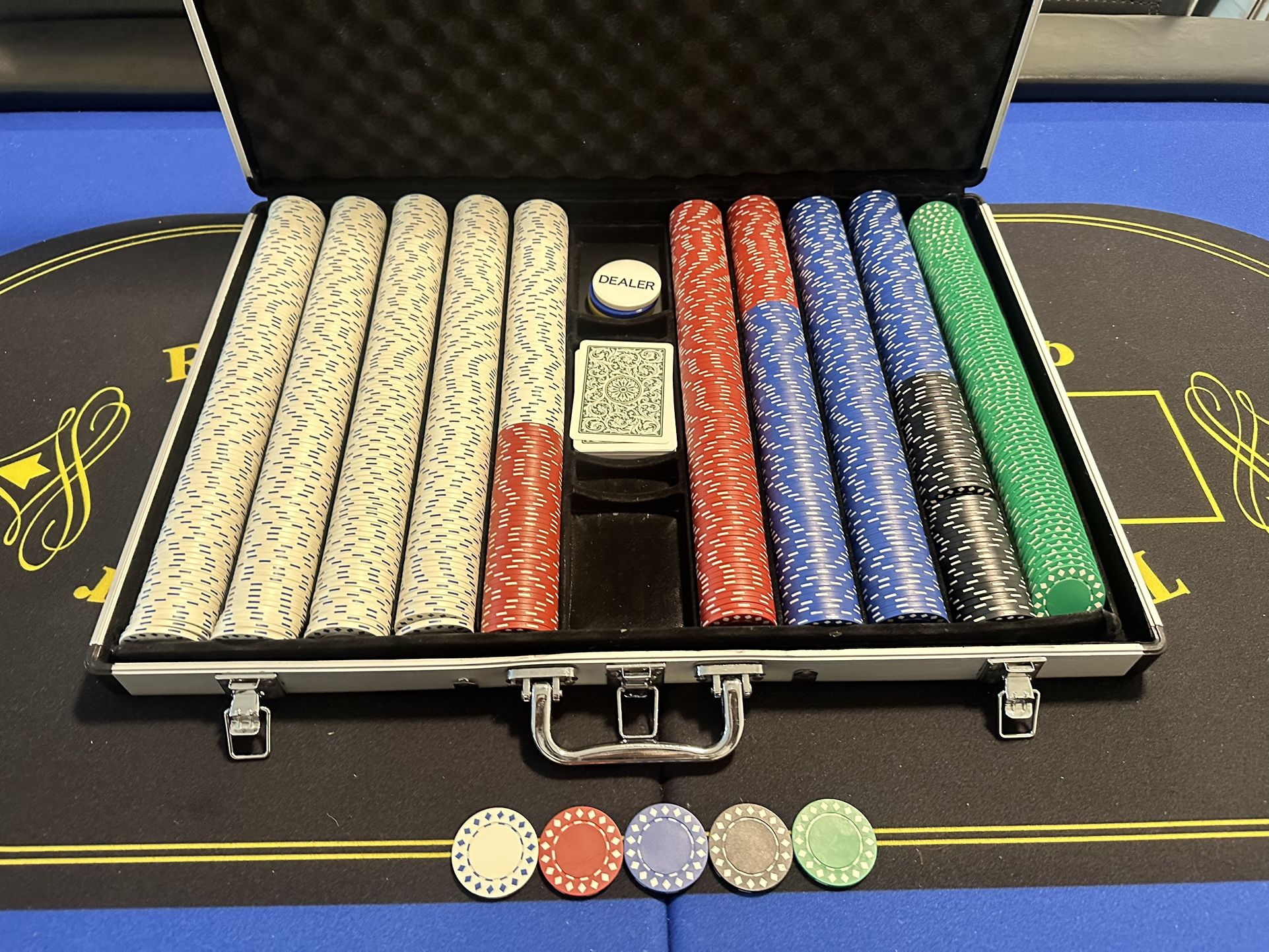 1000 8.5g Diamond Poker chips