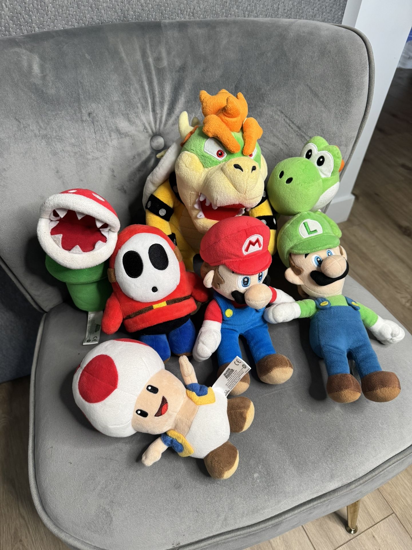 Super Mario Bros Plushies 2017