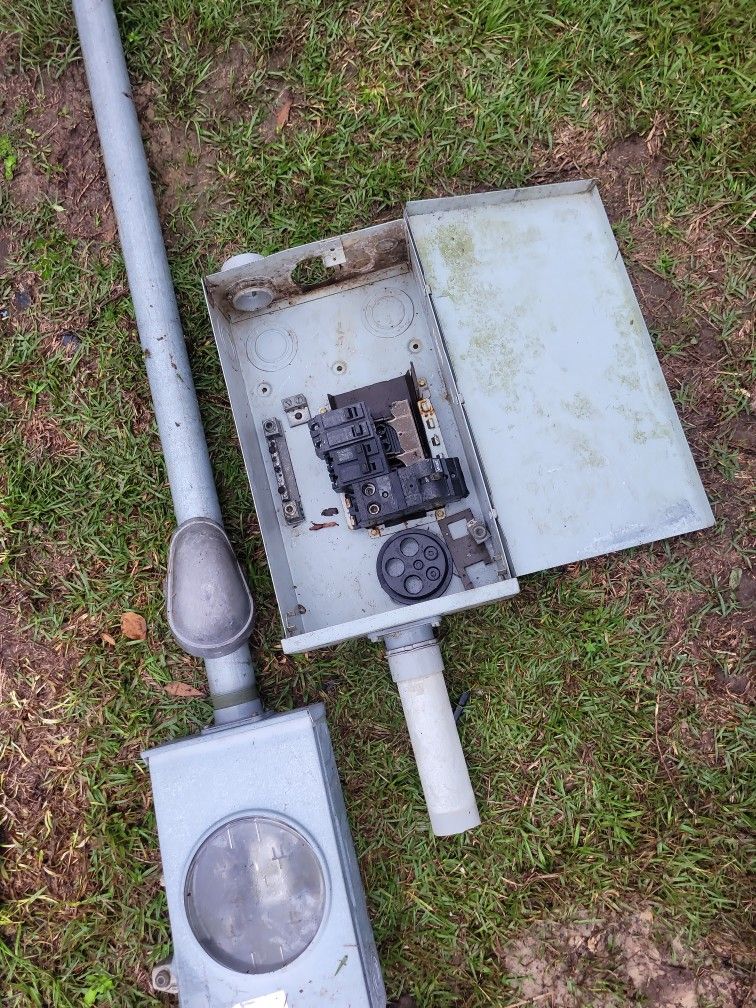 Power Pole, Breaker Box, Weather Head