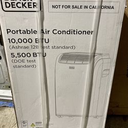 Black+decker 10,000 BTU Portable Air Conditioner with Remote