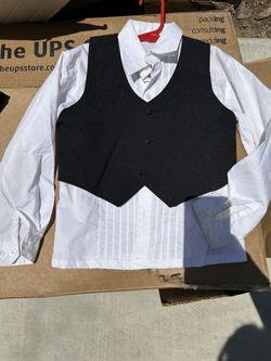 Boy vest  with shirt