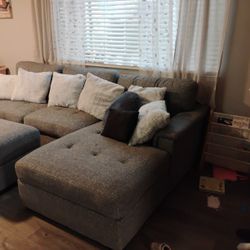Brand New Couch and Ottoman w/storage 