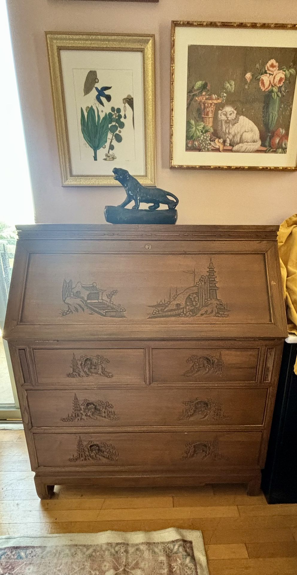 George Zee 1960s Secretary Desk
