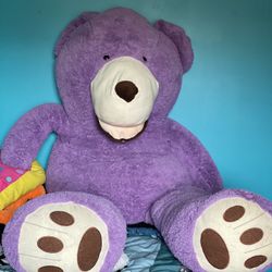 7ft Purple Bear 